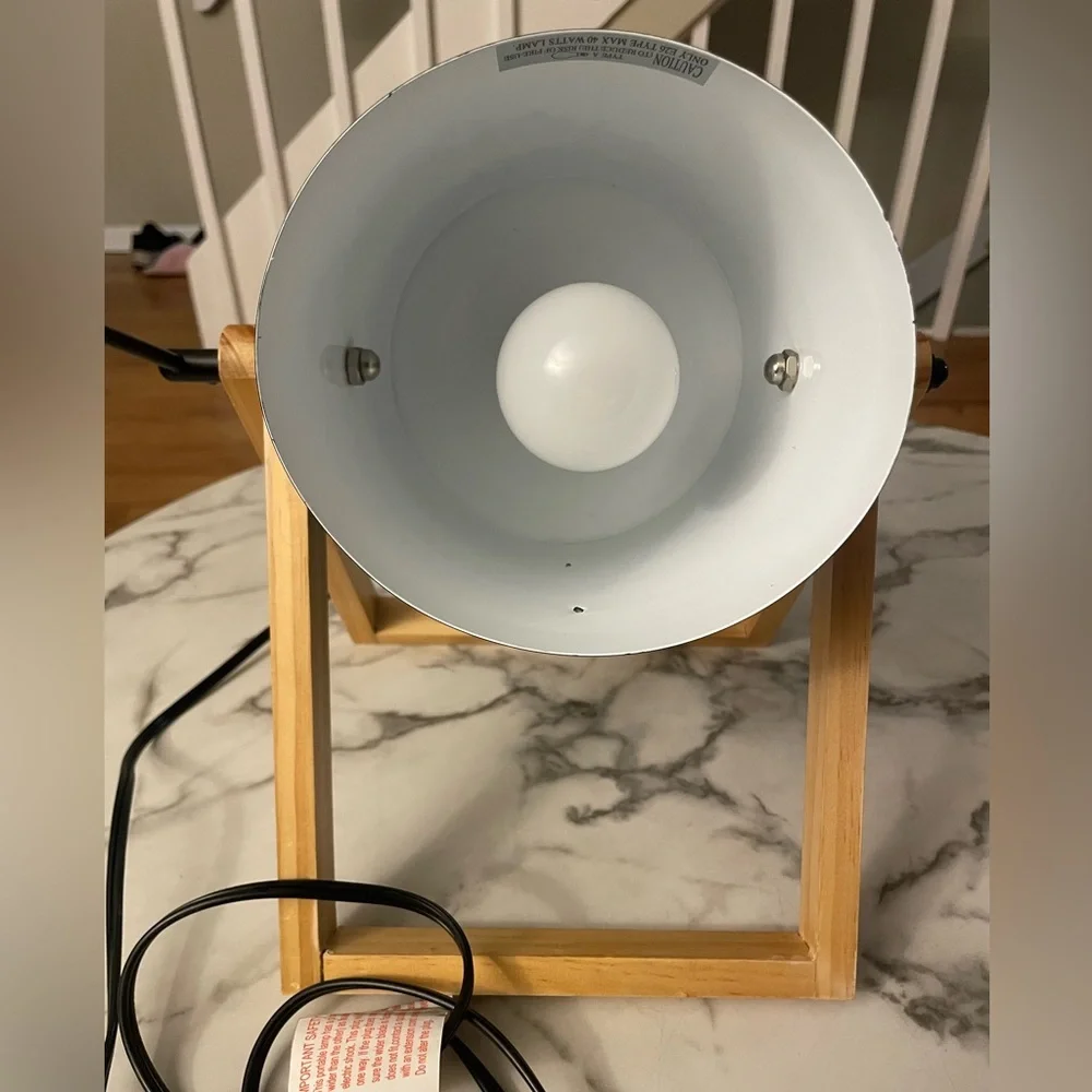 Modern Black and Tan Table Lamp